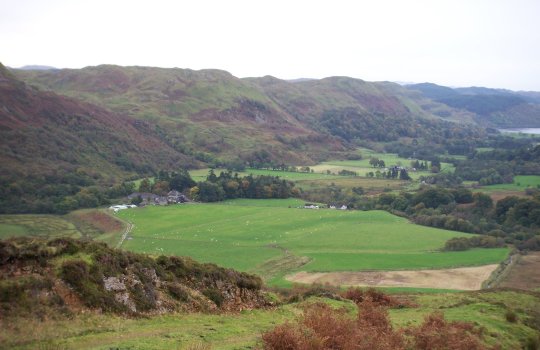 October 08, A view looking down the Glen from Turnalt Hill