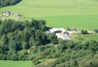 The farm buildings and houses, viewed 
from Lagandarroch hill